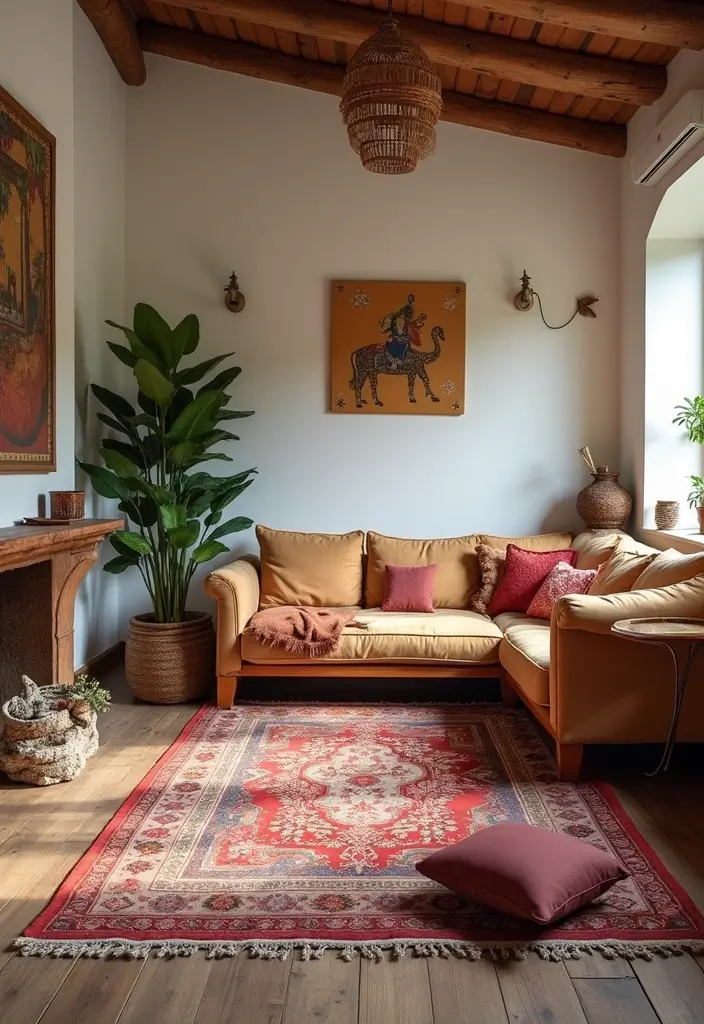 25 Coordinating Rug Ideas That Tie Rooms Together 20 25 Coordinating Rug Ideas That Tie Rooms Together - 20. Artisanal Designs