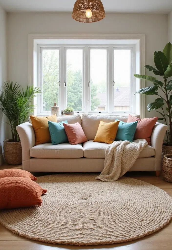 25 Gorgeous Rug Ideas for Every Home Style 1 25 Gorgeous Rug Ideas for Every Home Style - 1. Natural Fiber Bliss