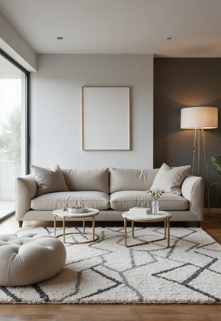 25 Gorgeous Rug Ideas for Every Home Style 14 25 Gorgeous Rug Ideas for Every Home Style - 14. Geometric Rugs for Modern Spaces