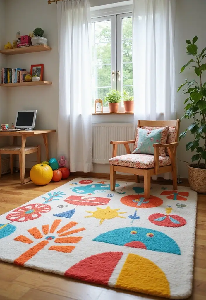 25 Gorgeous Rug Ideas for Every Home Style 7 25 Gorgeous Rug Ideas for Every Home Style - 7. Eco-Friendly Printed Rugs