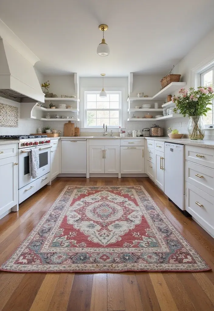 25 Kitchen Rug Ideas That Make Cooking More Fun - 25. Custom-Made Designs