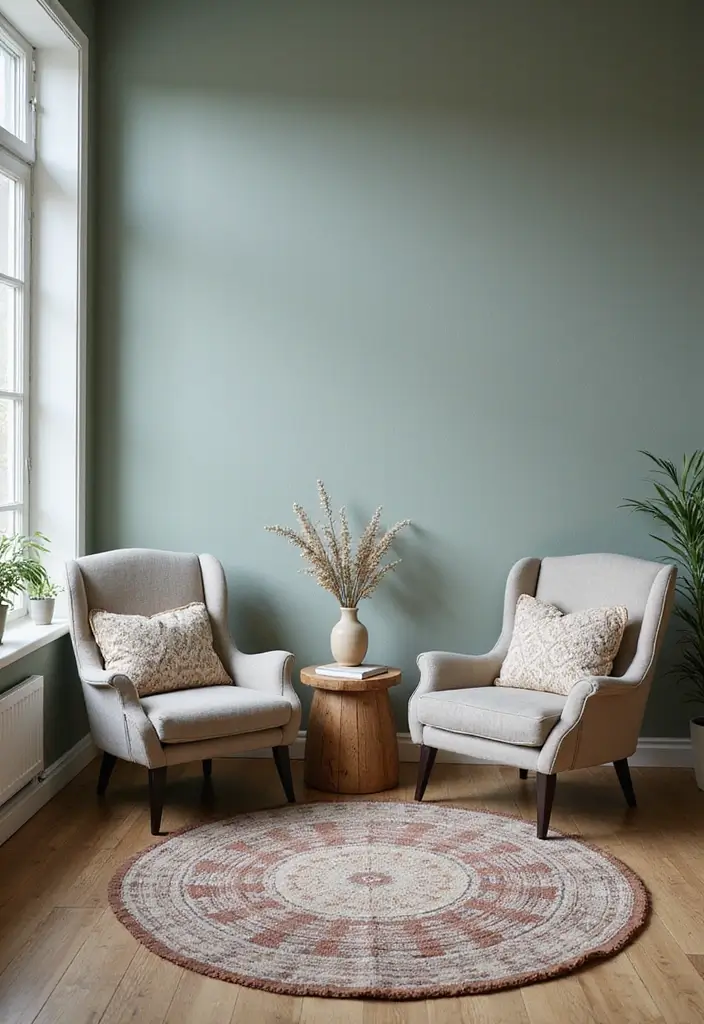 25 Rugs That Go Perfectly With Evergreen Fog Walls - 20. Plaid Patterns