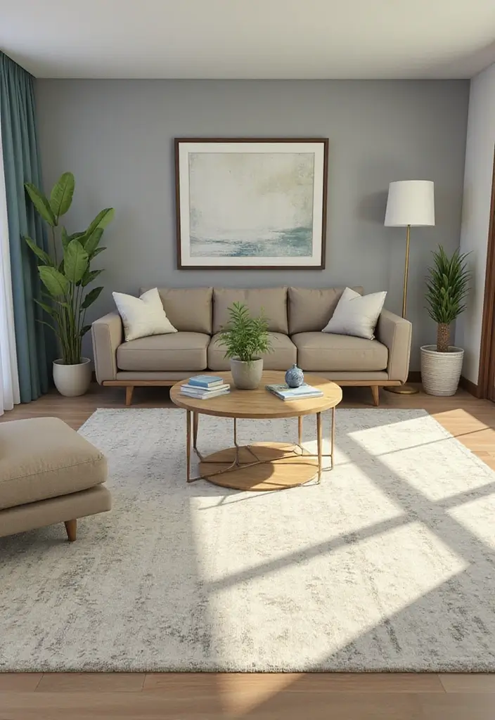 26 Sims 4 Rugs CC You Need in Your Game - 21. Modern Minimalist Rug