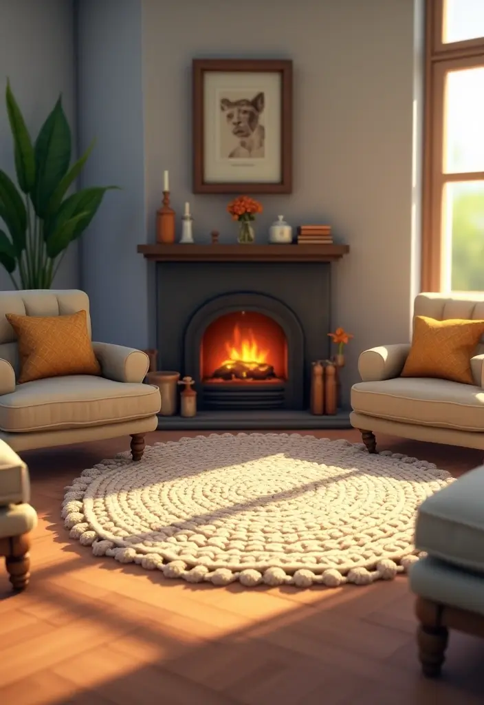 26 Sims 4 Rugs CC You Need in Your Game - 26. Soft Knitted Rug
