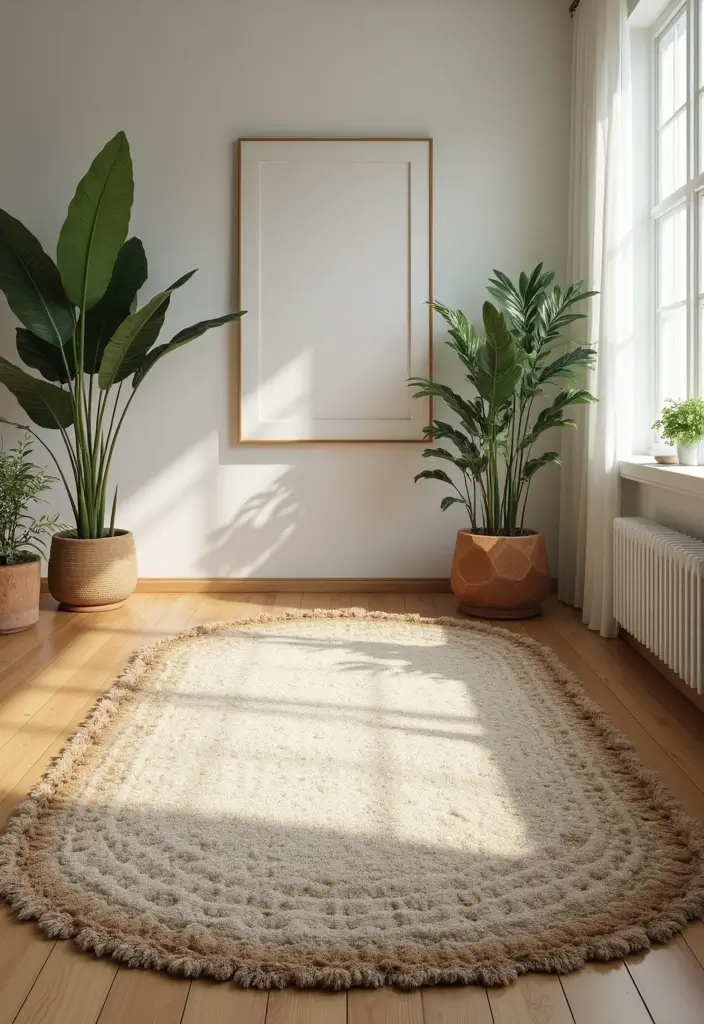 27 Area Rugs That Completely Upgrade Your Living Room - 15. Nature-Inspired Designs