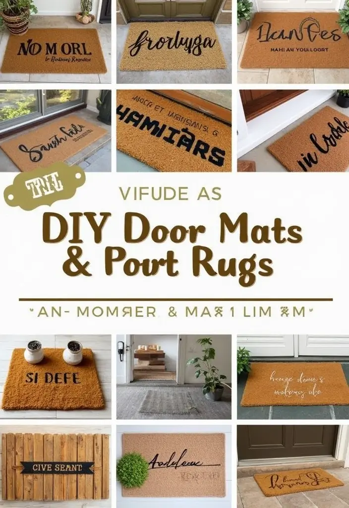 27 DIY Door Mat & Rug Ideas You Can Make Today - Conclusion