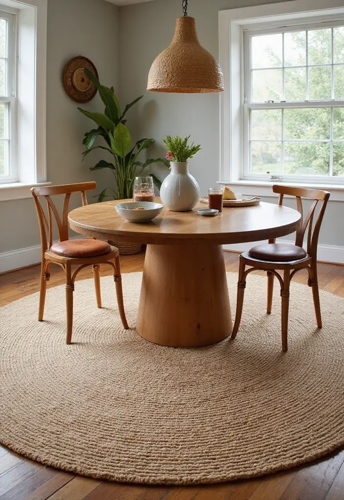 27 Dining Room Rugs That Instantly Elevate Your Space - 4. Organic Wool Wonder