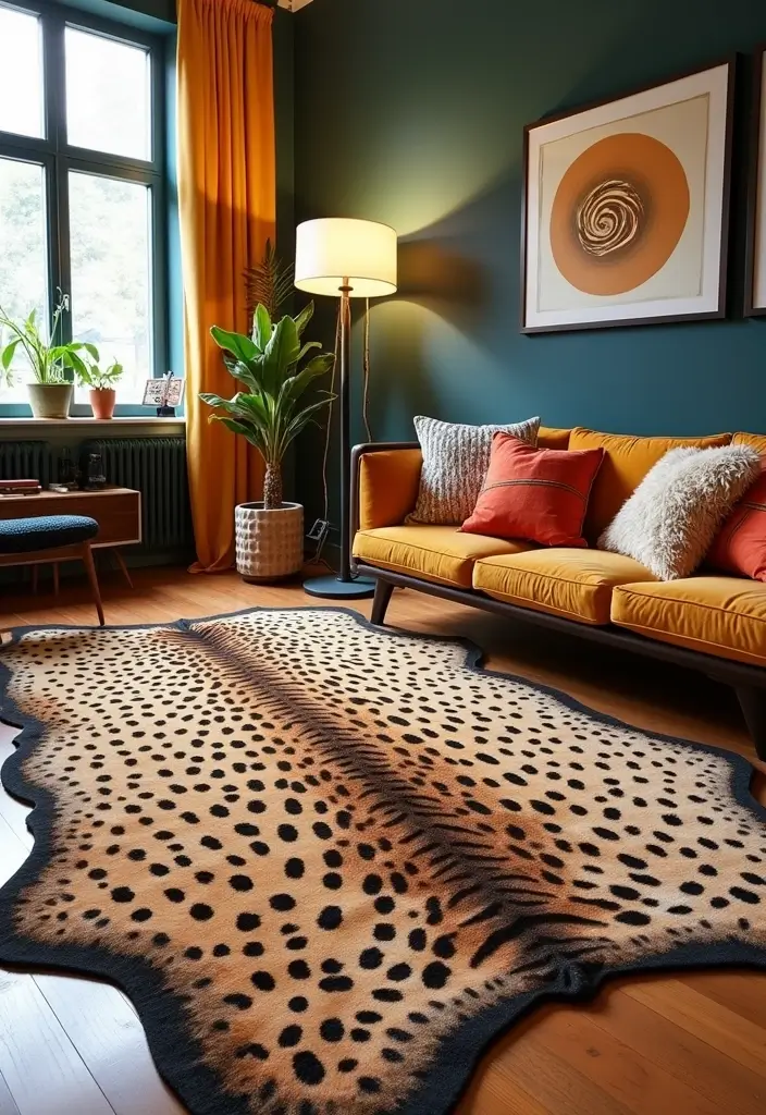 27 Machine Washable Rugs That Make Life Easier - 13. Bold Animal Prints