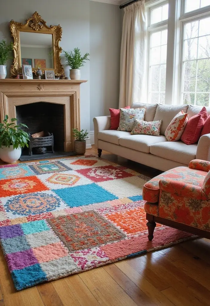 27 Machine Washable Rugs That Make Life Easier - 14. Colorful Patchwork Designs