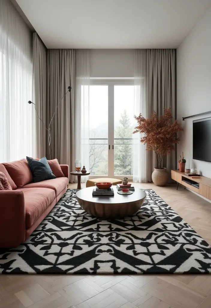 27 Machine Washable Rugs That Make Life Easier - 15. Minimalist Black and White Designs