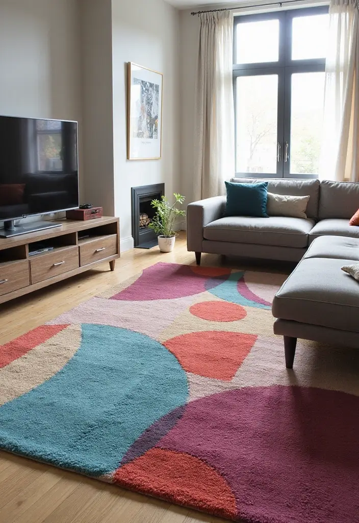 27 Machine Washable Rugs That Make Life Easier - 17. Graphic Prints for a Modern Twist