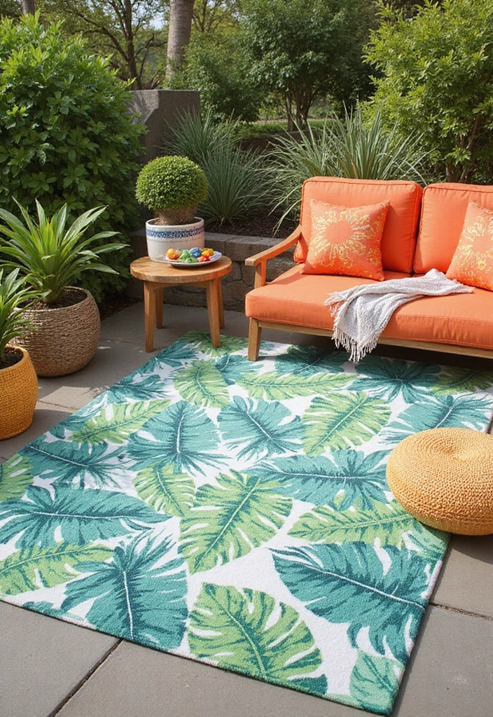 27 Machine Washable Rugs That Make Life Easier - 24. Refreshing Tropical Prints