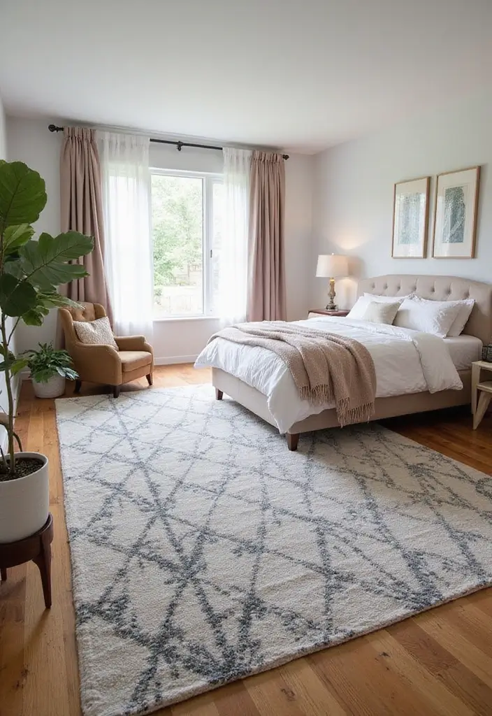 27 Rug Ideas to Transform Any Bedroom Instantly - 12. Reversible Rugs: Dual Designs