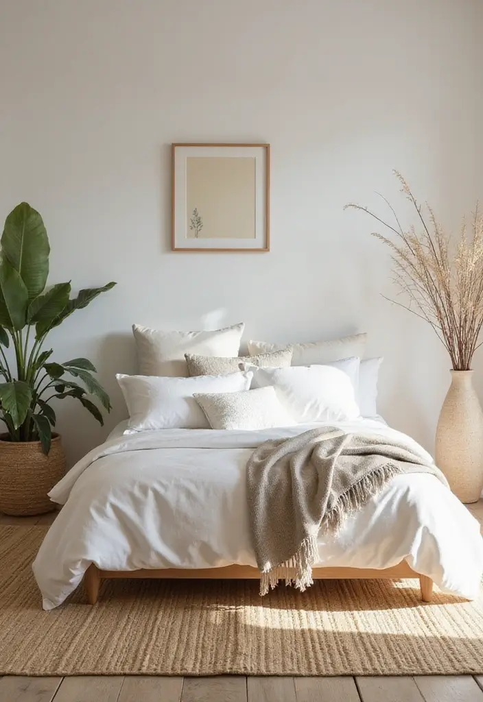 27 Rug Ideas to Transform Any Bedroom Instantly - 17. Sustainable Bamboo Rugs: Natural Sophistication
