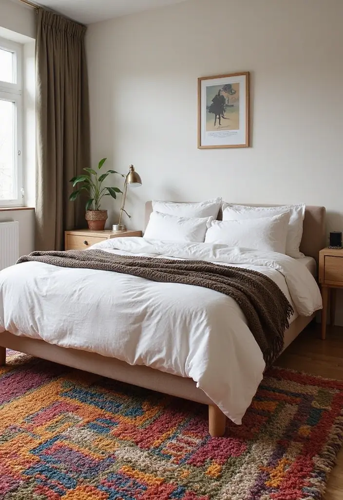27 Rug Ideas to Transform Any Bedroom Instantly - 2. Shag Rugs: Ultimate Comfort