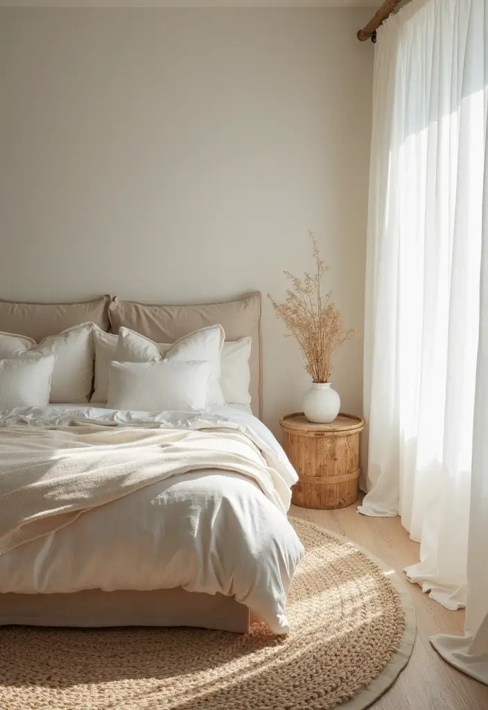 27 Rug Ideas to Transform Any Bedroom Instantly - 24. Organic Cotton Rugs: Soft and Safe