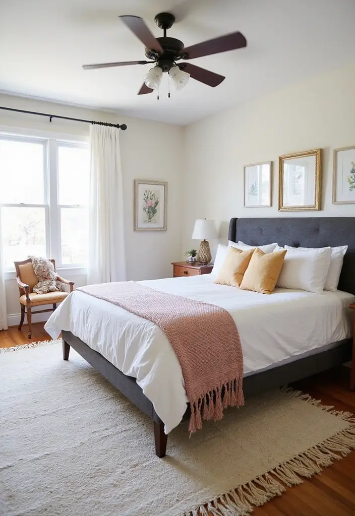 27 Rug Ideas to Transform Any Bedroom Instantly - 26. Runners with Fringe: Playful Detail