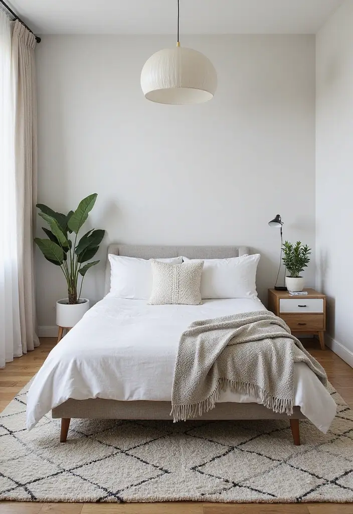 27 Rug Ideas to Transform Any Bedroom Instantly - 3. Modern Geometric Rugs: A Stylish Touch