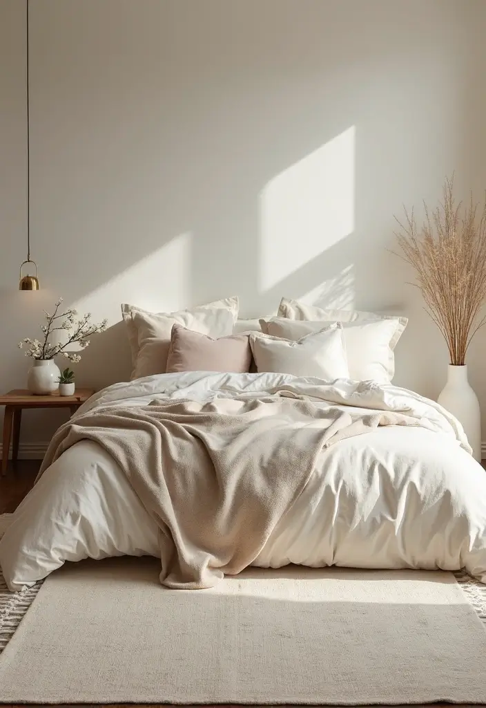 27 Rug Ideas to Transform Any Bedroom Instantly - 5. Cotton and Wool Blends: Soft and Sustainable