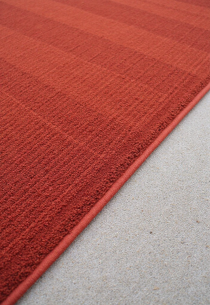 27 Rug-on-Carpet Ideas That Actually Look Good 1 27 Rug-on-Carpet Ideas That Actually Look Good - 1. Contrast Bold Colors