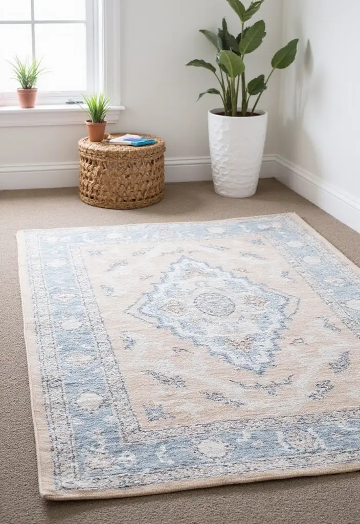 27 Rug-on-Carpet Ideas That Actually Look Good 15 27 Rug-on-Carpet Ideas That Actually Look Good - 15. Layering with Purpose