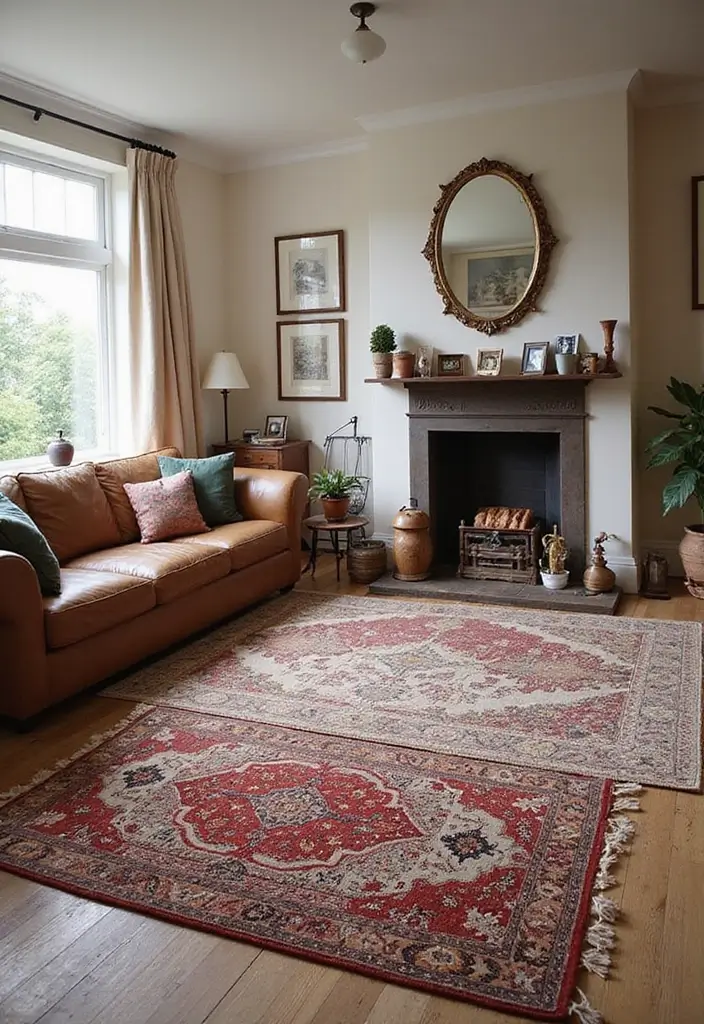 27 Rug-on-Carpet Ideas That Actually Look Good 17 27 Rug-on-Carpet Ideas That Actually Look Good - 17. You Can Never Have Enough Layers