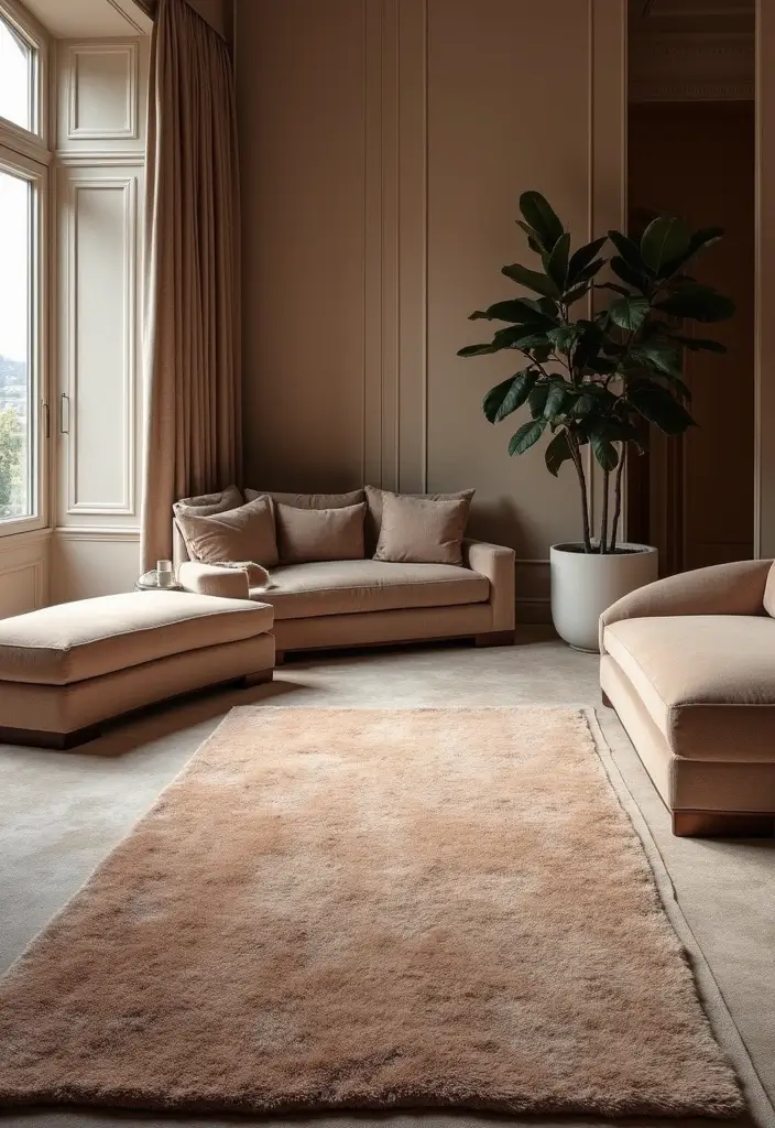 27 Rug-on-Carpet Ideas That Actually Look Good 20 27 Rug-on-Carpet Ideas That Actually Look Good - 20. Layering with Luxury