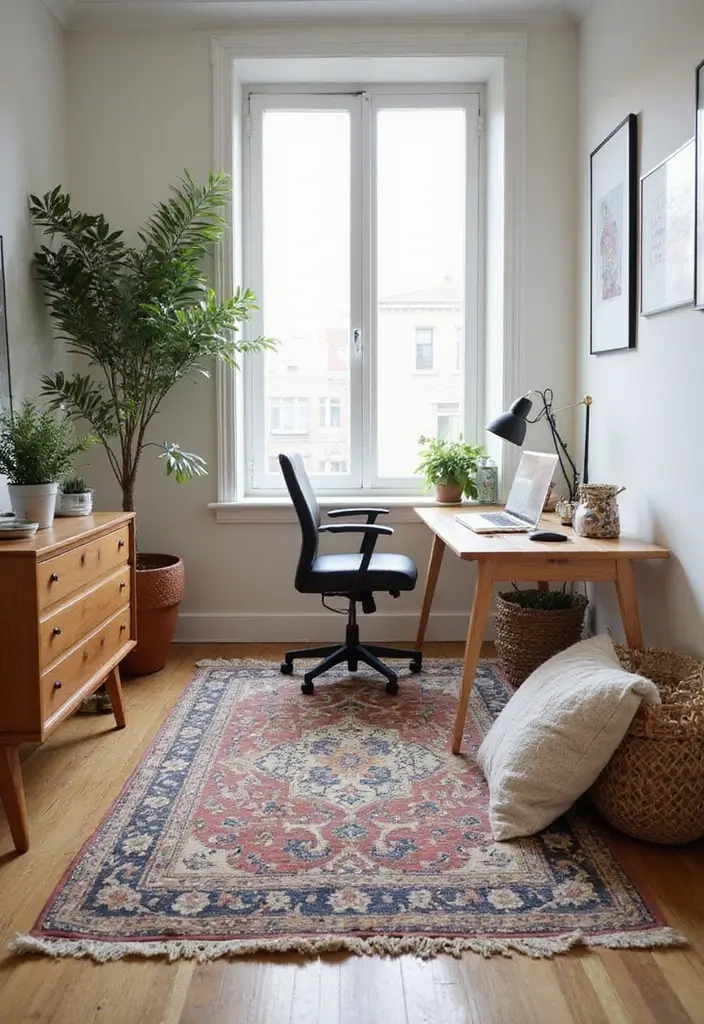 27 Rug-on-Carpet Ideas That Actually Look Good 24 27 Rug-on-Carpet Ideas That Actually Look Good - 24. Layering for Functionality