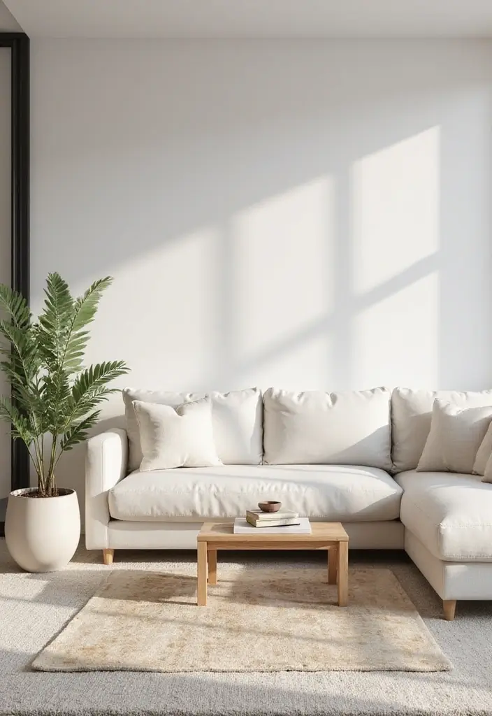 27 Rug-on-Carpet Ideas That Actually Look Good 6 27 Rug-on-Carpet Ideas That Actually Look Good - 6. Modern Minimalism