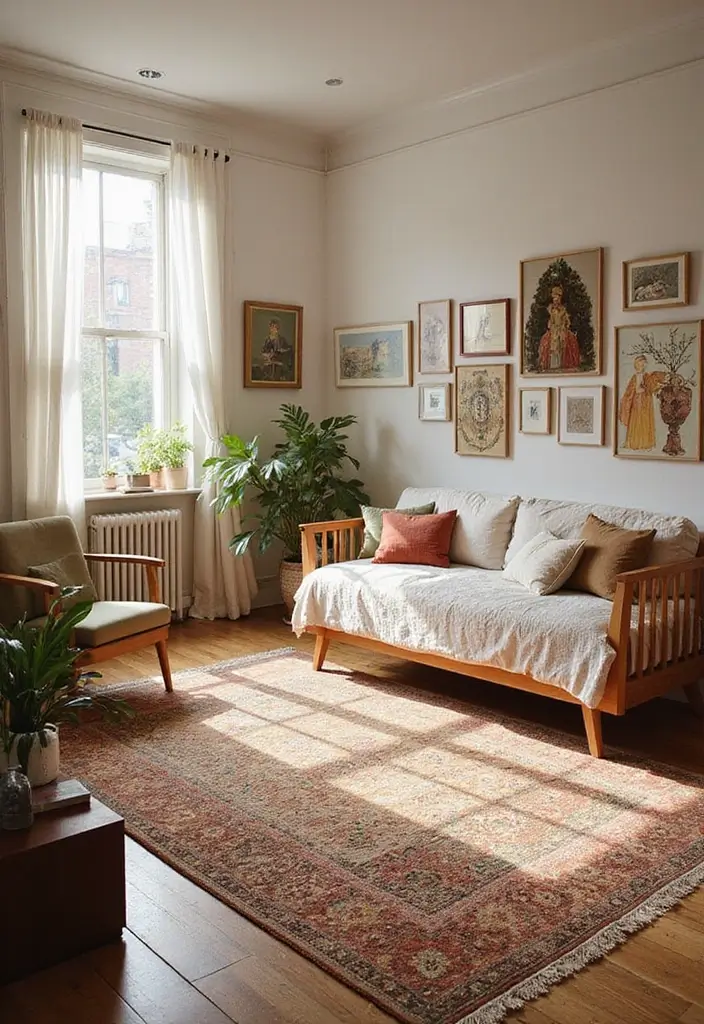 28 Creative Ideas for Using Two Rugs in One Room - 28. Conclude with a Personal Touch