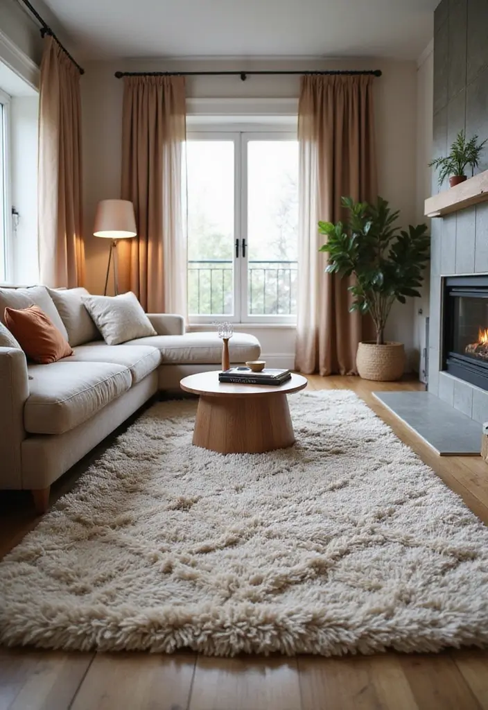 28 IKEA Rugs That Instantly Transform Your Living Room 13 28 IKEA Rugs That Instantly Transform Your Living Room - 13. The Cozy RÖRK