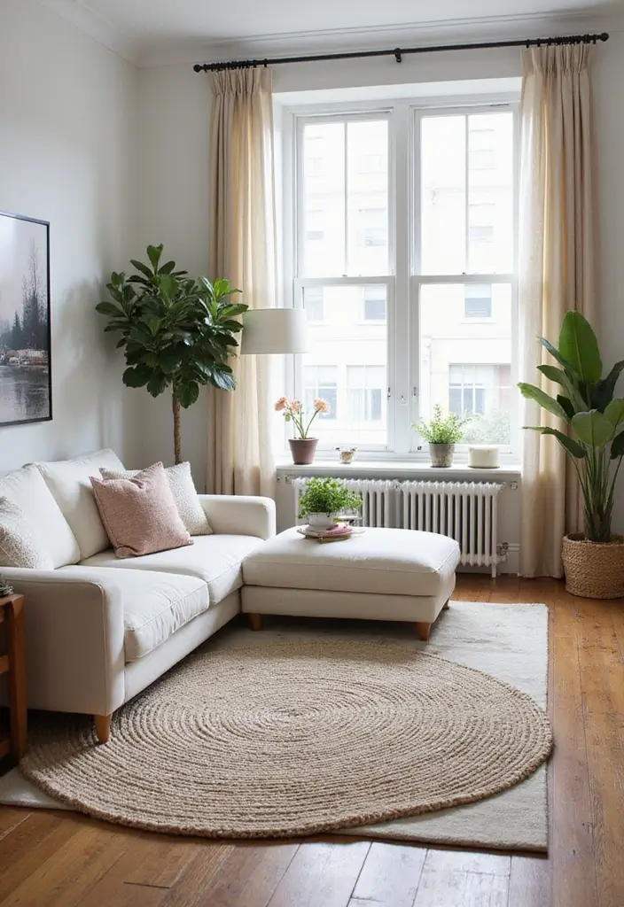 28 Layering Rug Ideas That Add Depth to Any Room 19 28 Layering Rug Ideas That Add Depth to Any Room - 19. Layering with Shapes