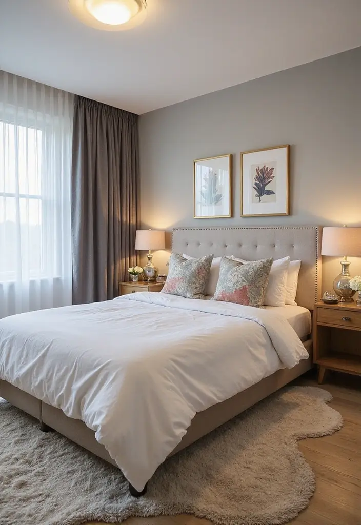 28 Modern Bedroom Rug Ideas for a Stylish Look - 22. Custom Shapes for a Unique Twist