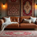 28 Stunning Rugs That Go With a Brown Leather Couch