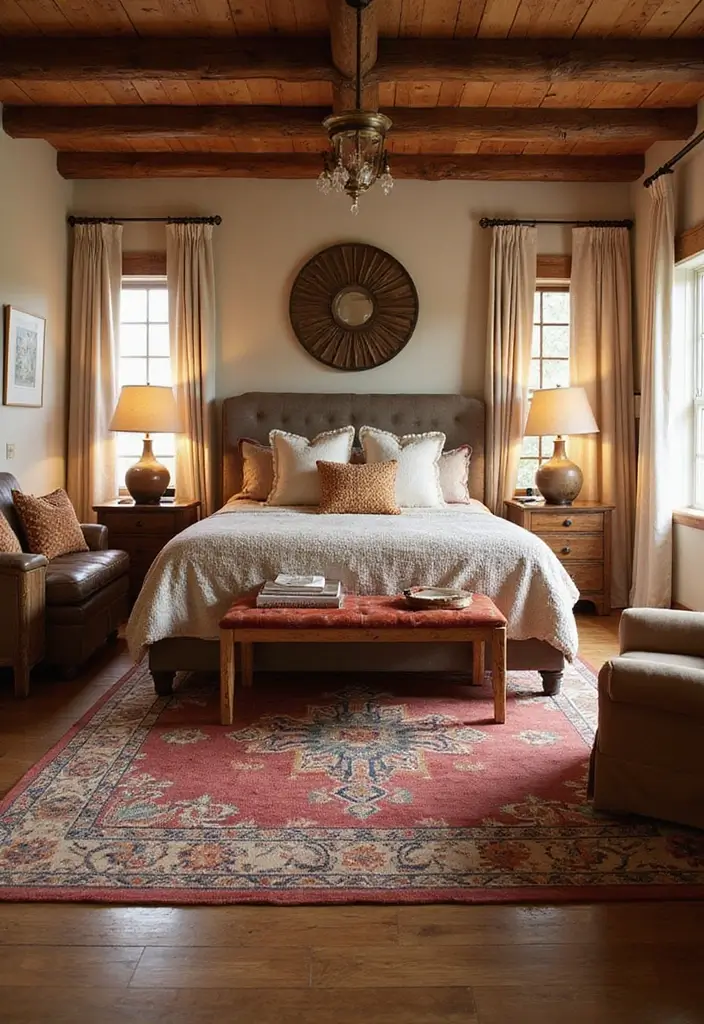 28 Stylish Carpets Perfect for Bedrooms 10 28 Stylish Carpets Perfect for Bedrooms - 10. Southwestern Rugs