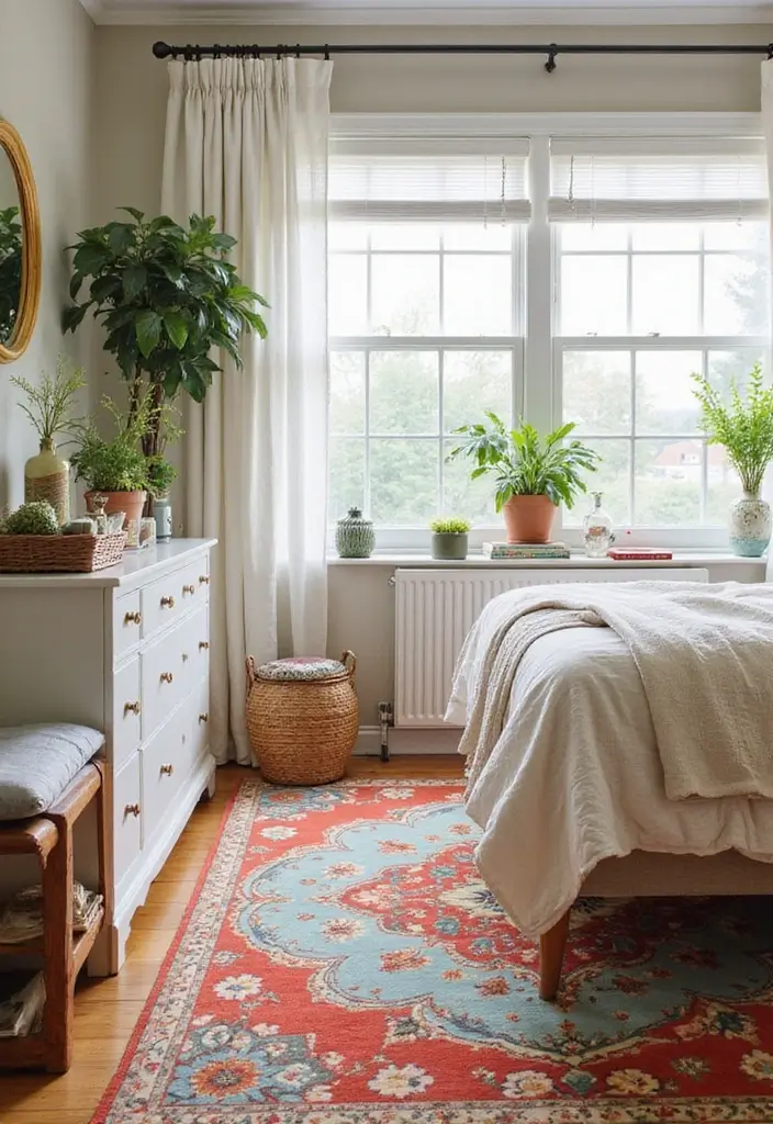 28 Stylish Carpets Perfect for Bedrooms 16 28 Stylish Carpets Perfect for Bedrooms - 16. Floral Rugs