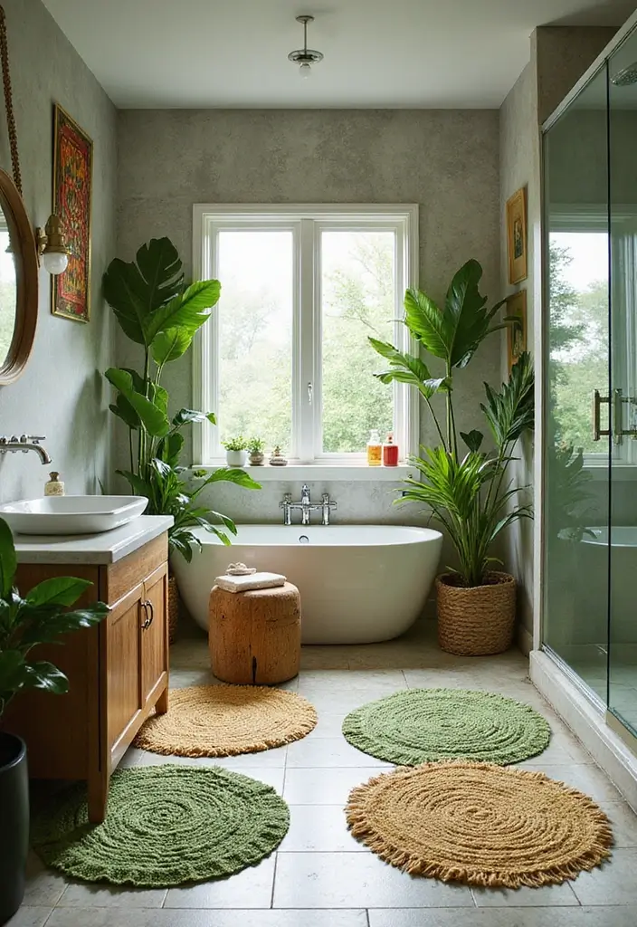 29 Bath Rug Ideas That Feel Like a Spa - 11. Edible Plant-Based Textiles