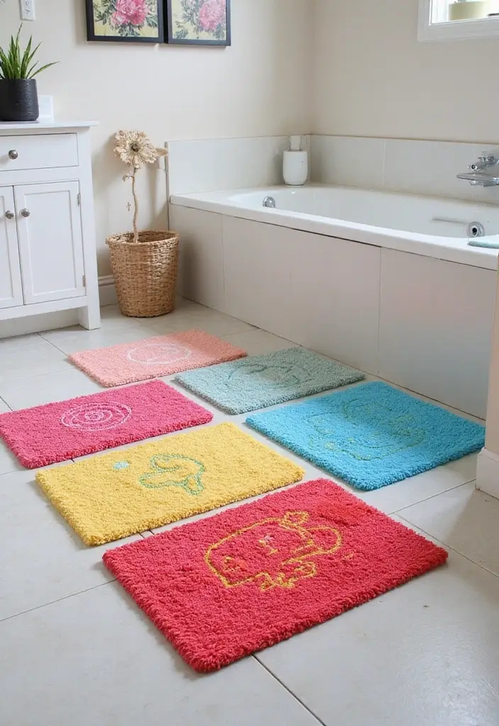 29 Bath Rug Ideas That Feel Like a Spa - 3. Recycled Plastic Mats
