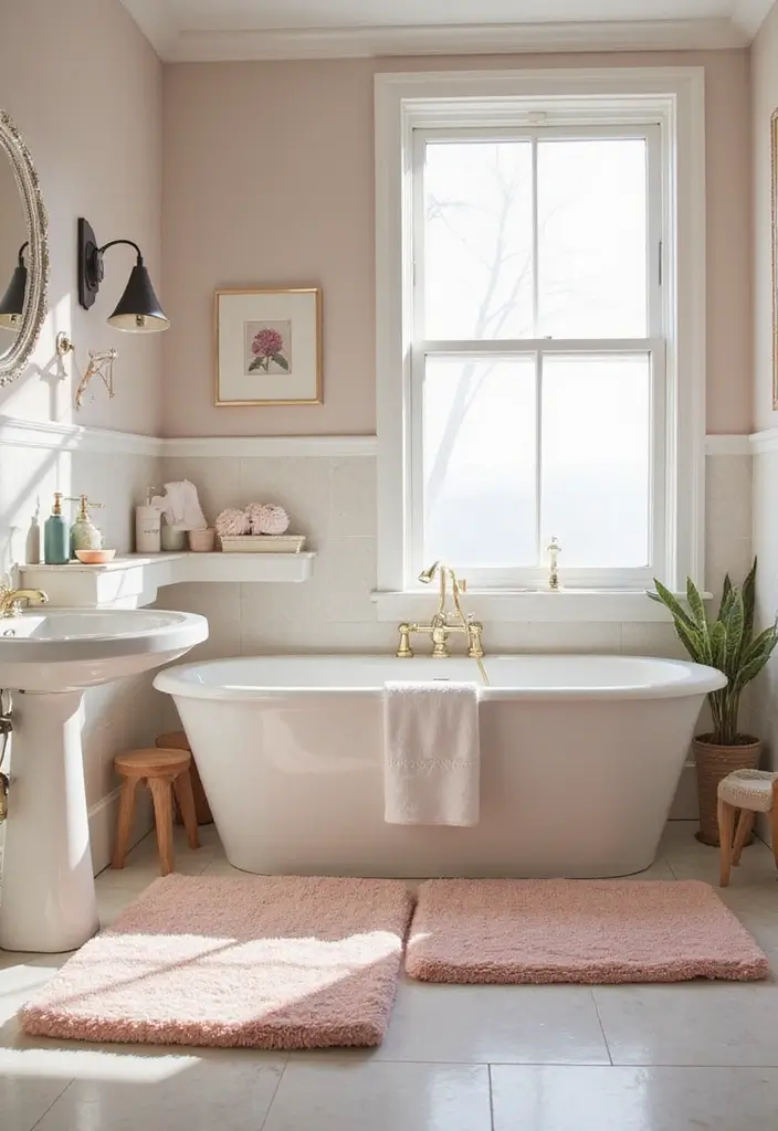 29 Bath Rug Ideas That Feel Like a Spa - 4. Soft, Plush Microfiber Rugs
