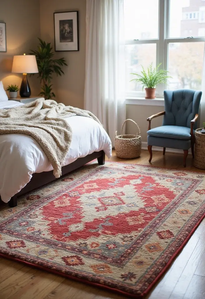 29 Cozy Bedroom Rugs for a Warm Inviting Look - 14. Tufted Rugs