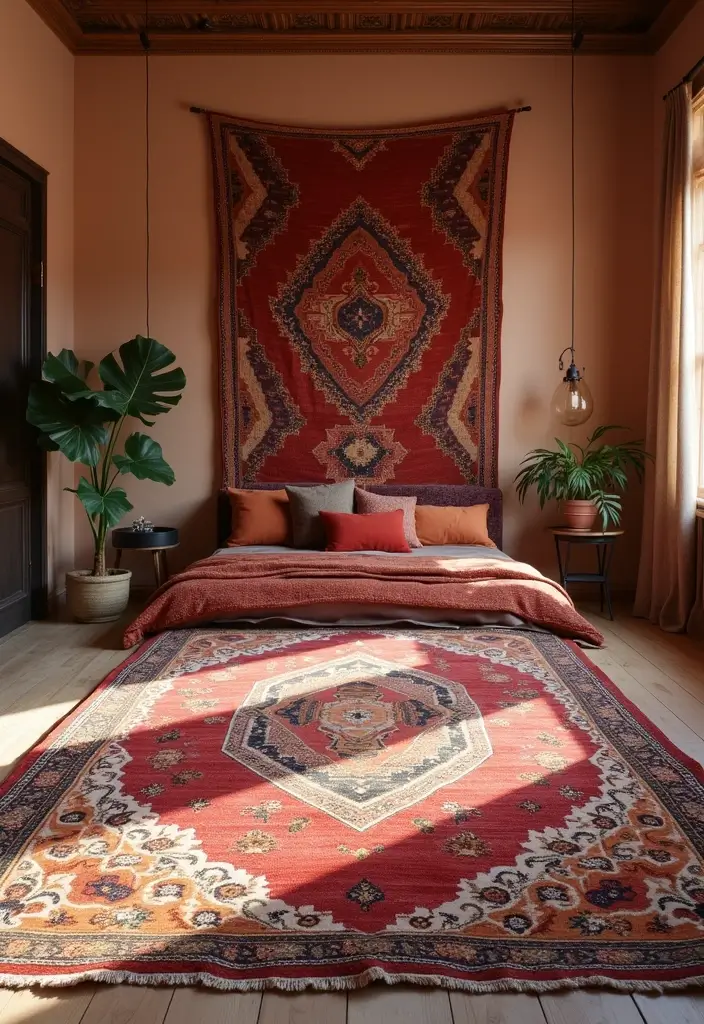 29 Cozy Bedroom Rugs for a Warm Inviting Look - 15. Moroccan Rugs