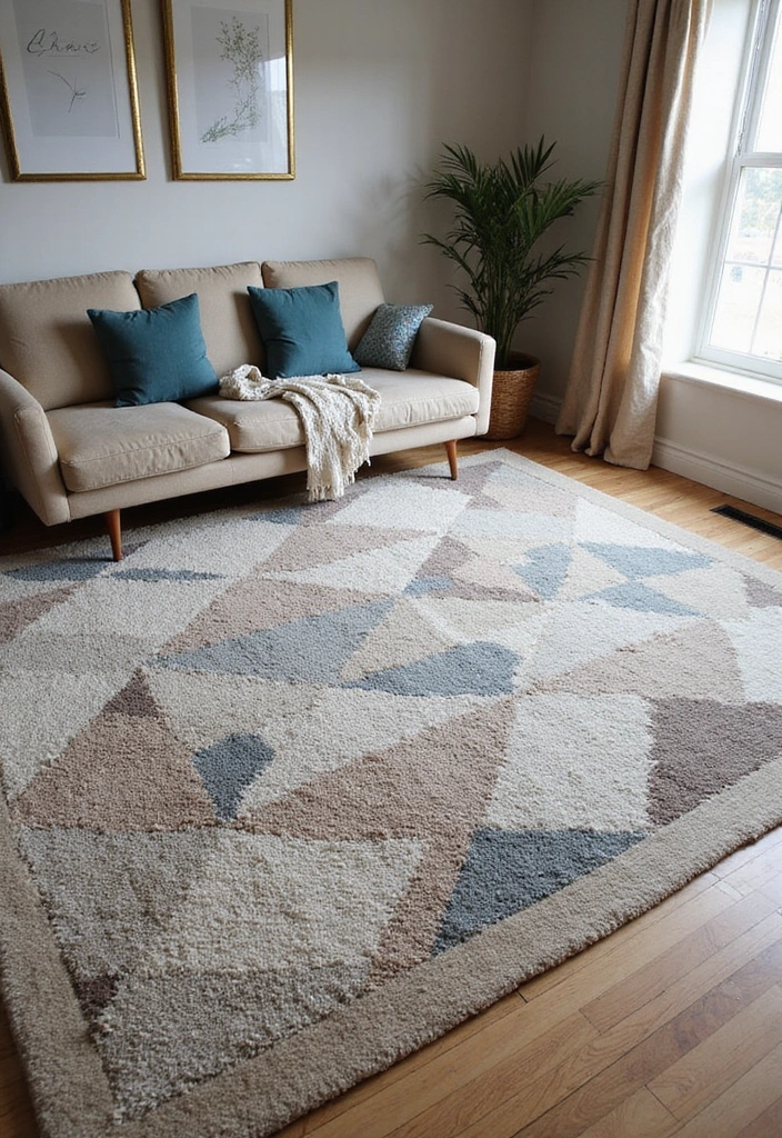 29 Cozy Bedroom Rugs for a Warm Inviting Look - 19. Geometric Rugs