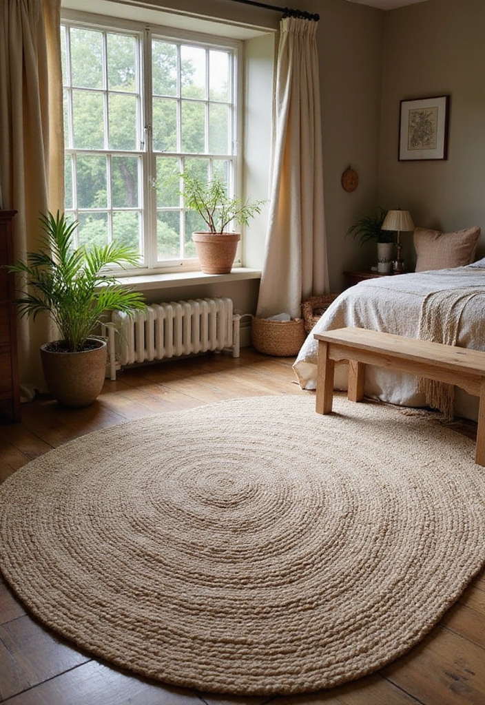 29 Cozy Bedroom Rugs for a Warm Inviting Look - 8. Braided Rugs