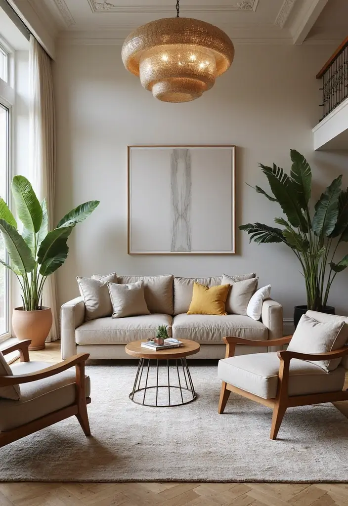 29 Cozy Living Room Rug Ideas for Lazy Weekends - 20. Sustainable Luxury