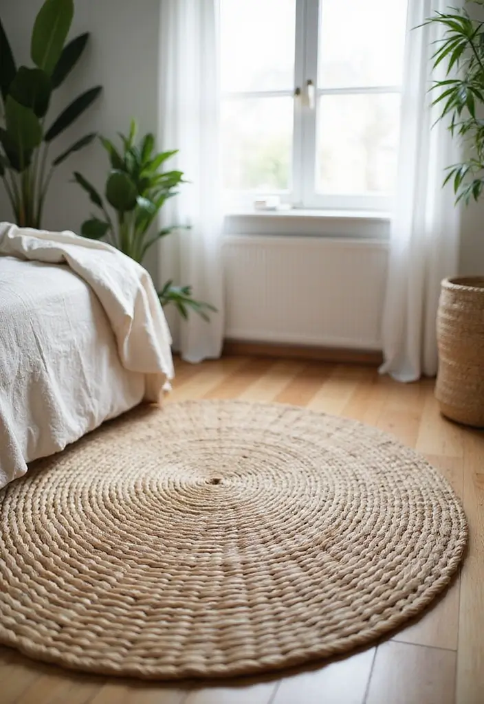 29 Cozy Rugs for Bedrooms You’ll Love Waking Up To - 10. Beautiful Bamboo Weave