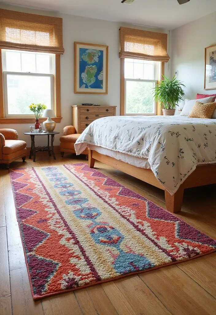 29 Cozy Rugs for Bedrooms You’ll Love Waking Up To - 12. Stylish Indoor-Outdoor Options