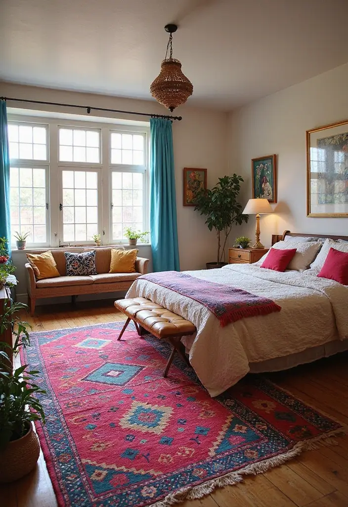 29 Cozy Rugs for Bedrooms You’ll Love Waking Up To - 15. Vibrant Moroccan Rugs