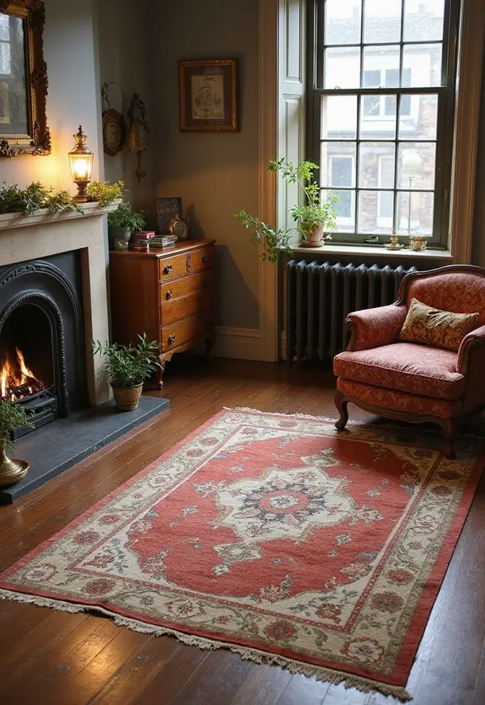 29 Cozy Rugs for Bedrooms You’ll Love Waking Up To - 18. Vintage-Inspired Finds