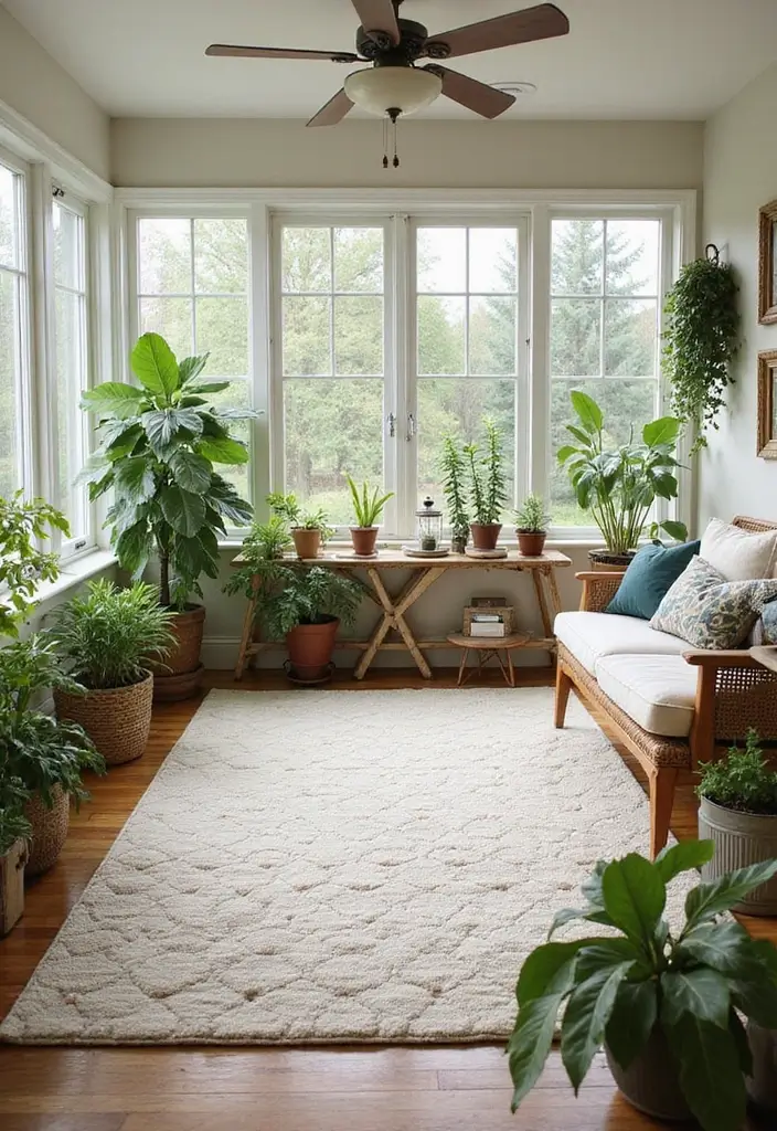 29 Tufted Rug Ideas That Add Personality to Any Room 28 29 Tufted Rug Ideas That Add Personality to Any Room - 28. Outdoor-Inspired Designs