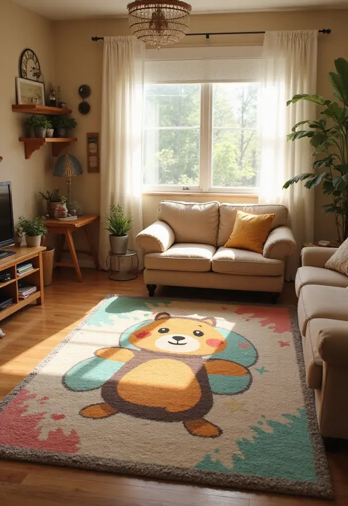 30+ ACNH Rug Ideas You’ll Want to Copy 1 30+ ACNH Rug Ideas You’ll Want to Copy - 1. Tom Nook's Cozy Corner